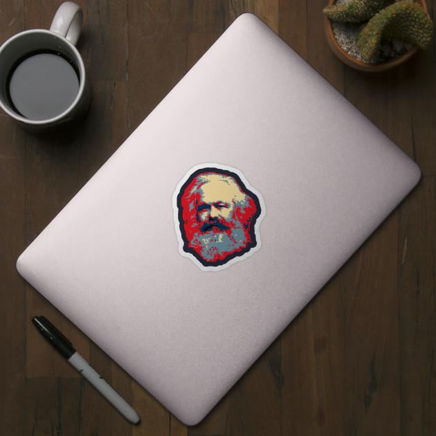 Karl Marx Pop Art by Nerd_art